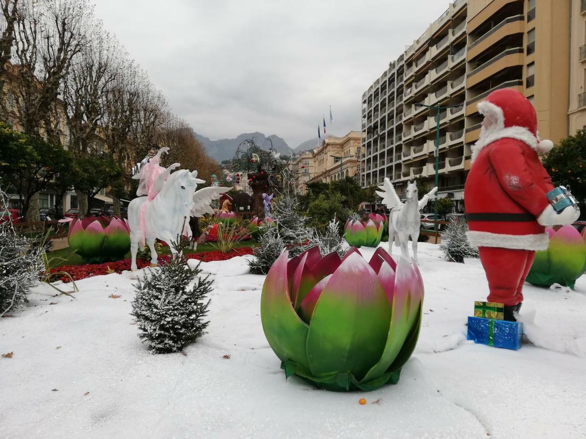 Appartement Le Cernuschi Rdc Menton Eksteriør bilde